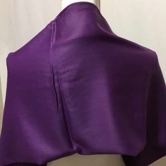 FOR YOUR EASE ONLY PURPLE TASSELS SCARF - Picture 3 of 9